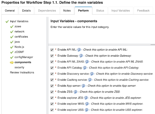 Enabling components